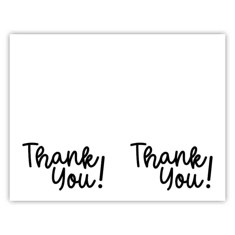 free printable thank you cards