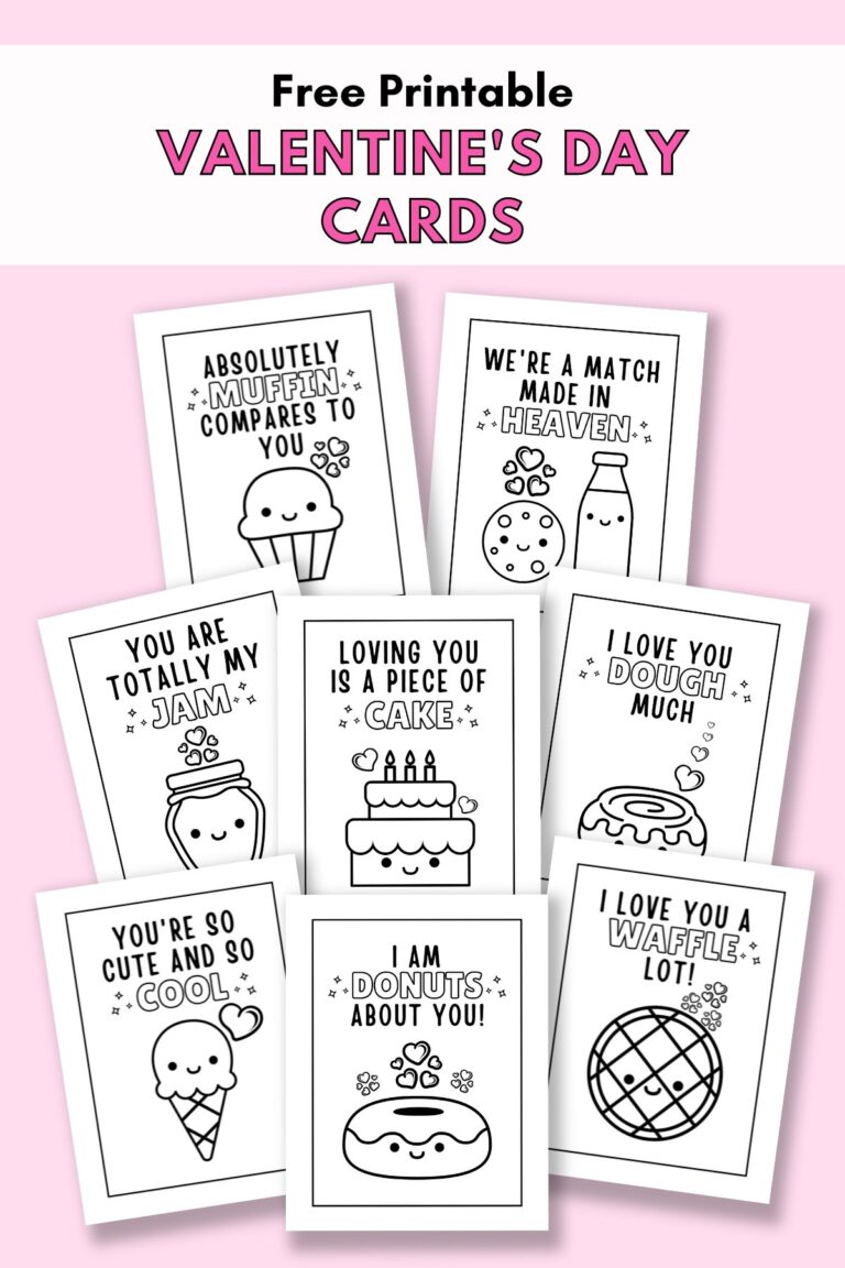 Free Printable Valentine s Cards To Colour Gathering Beauty