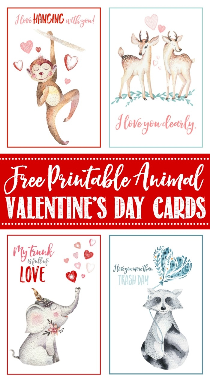 valentine free printable cards