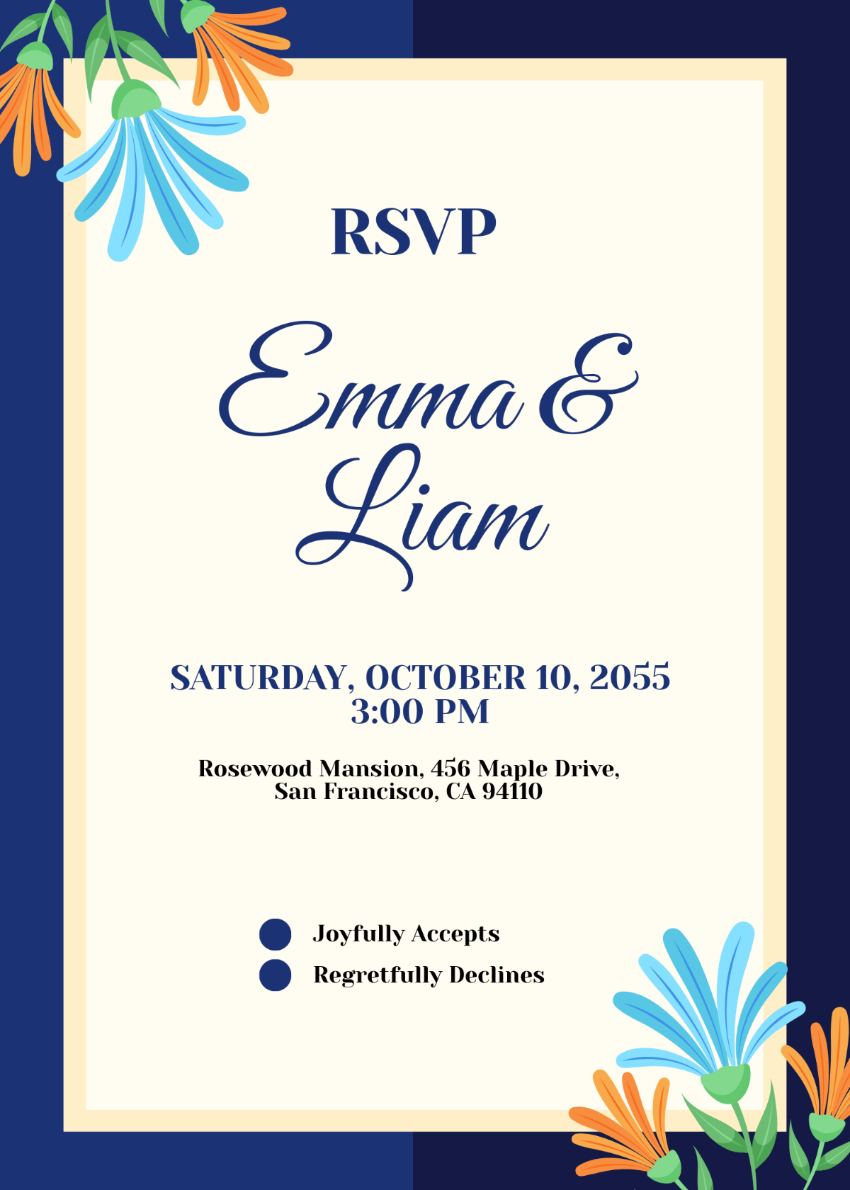 free printable rsvp cards