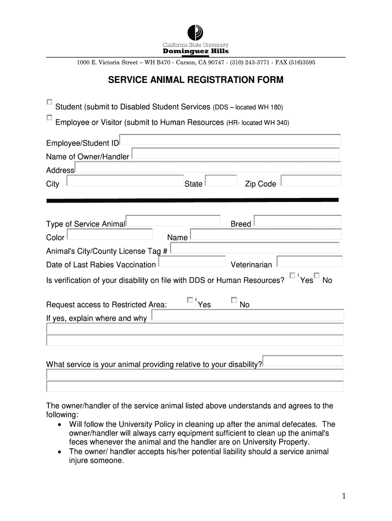 Free Service Dog Certification Download Fill Out Sign Online DocHub