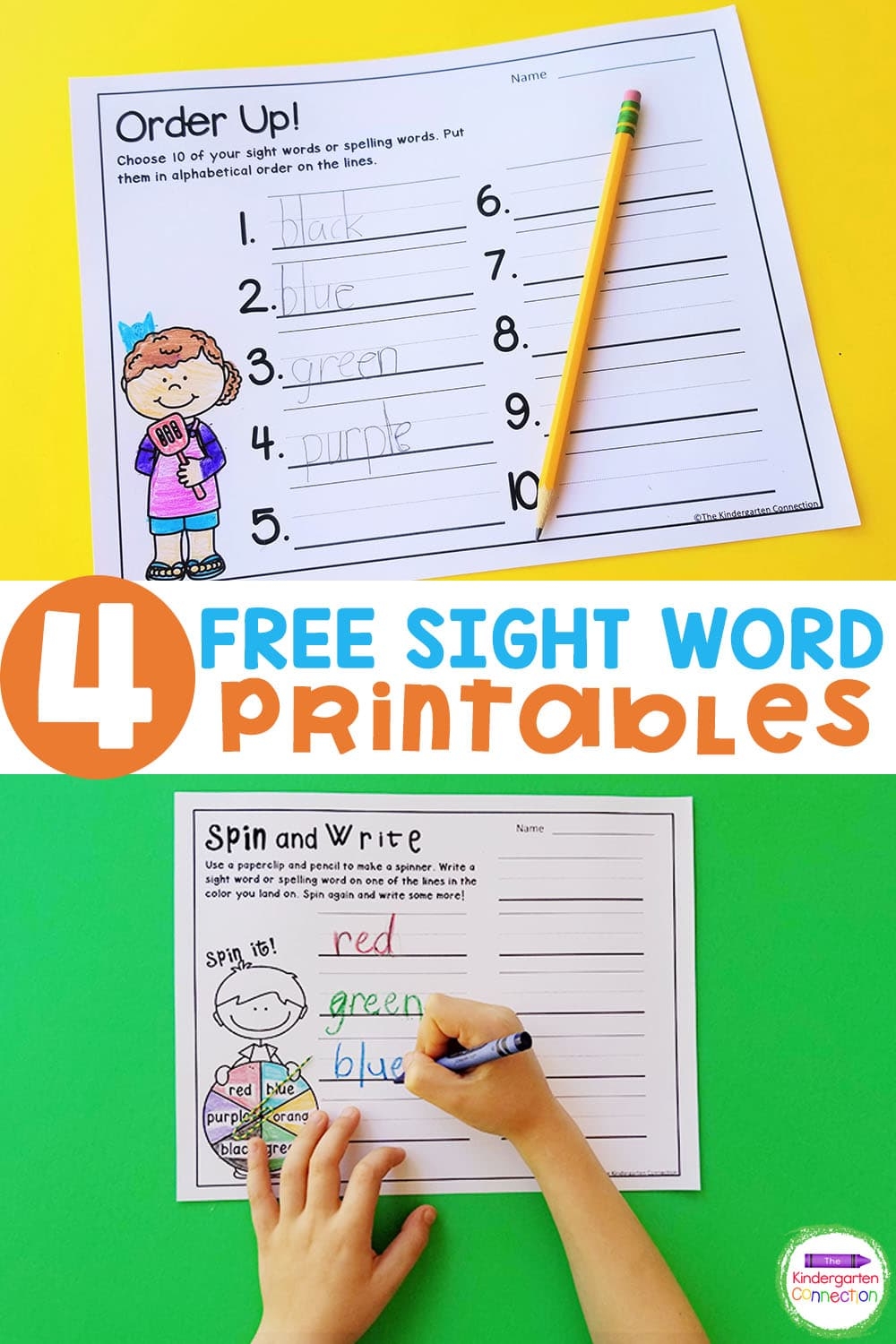 printable sight word games