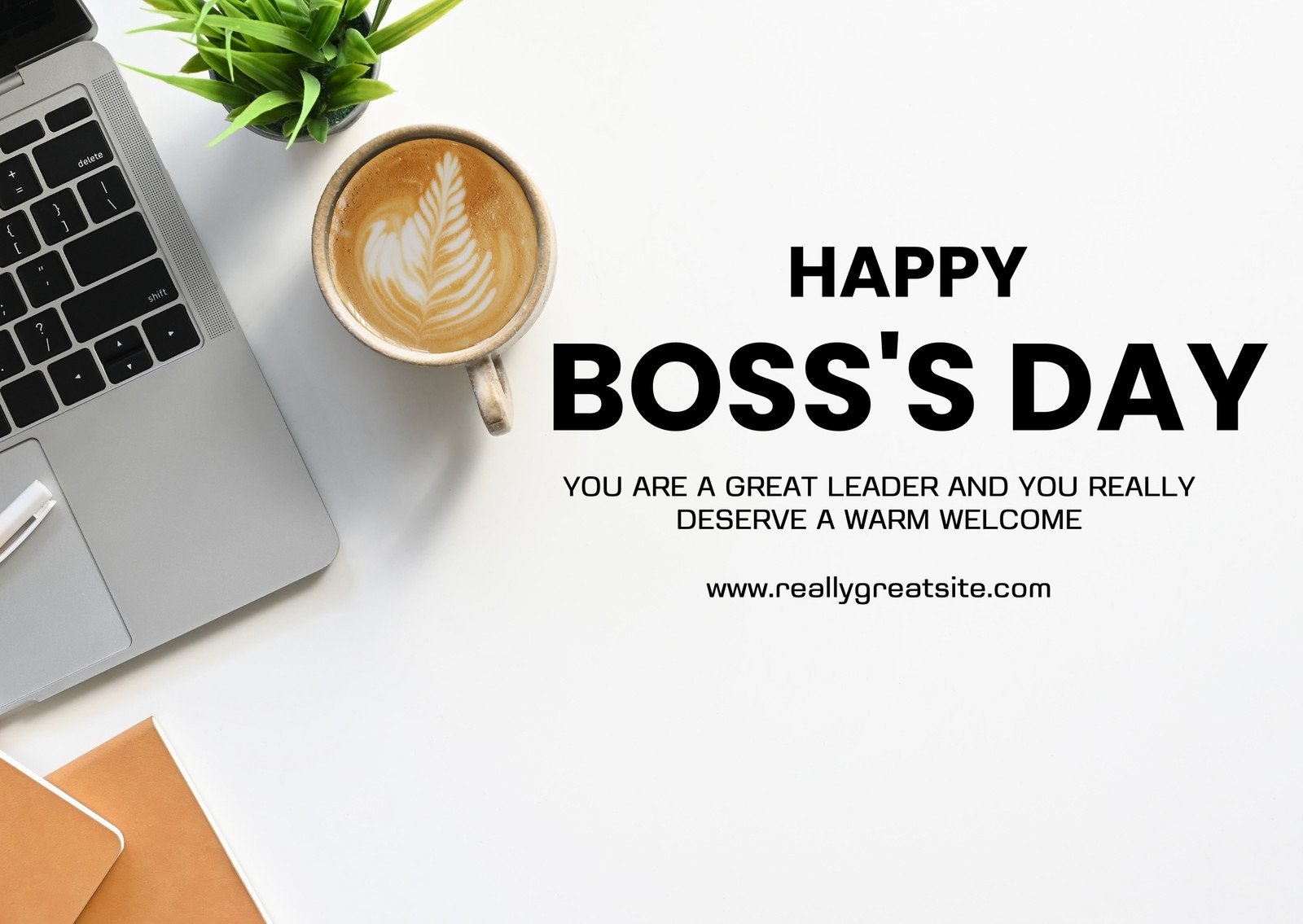 Free To Customize And Print Boss Day Card Templates Canva