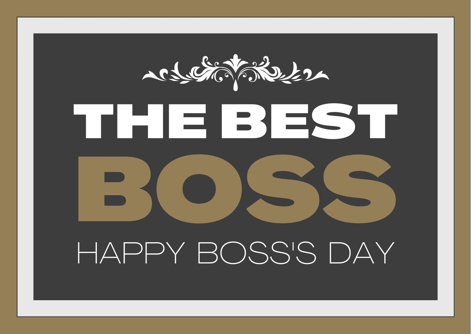 Free To Customize And Print Boss Day Card Templates Canva
