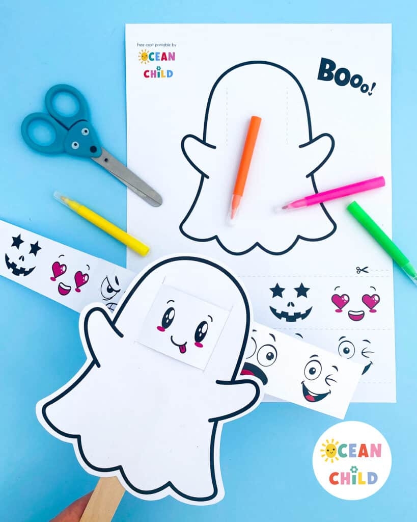 halloween crafts for kids+free printable