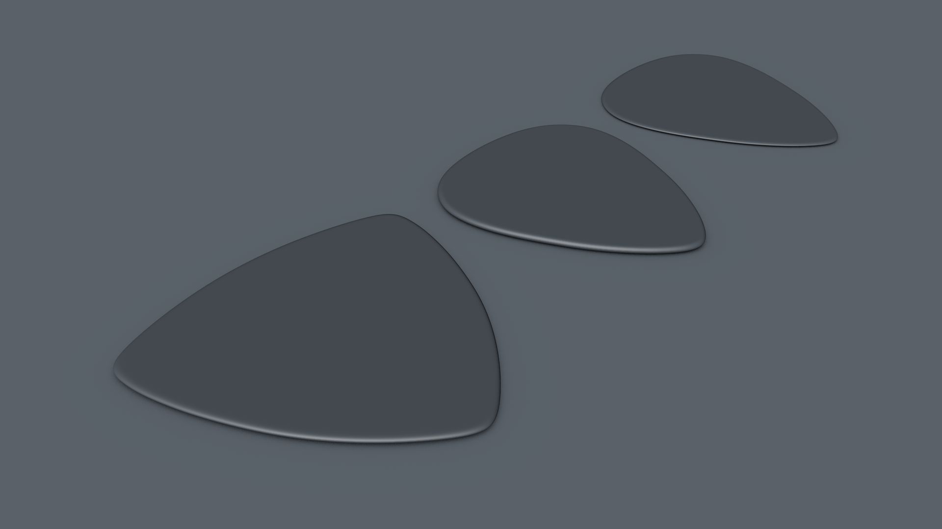Gibson Guitar Picks 3D Model 19 c4d Free3D