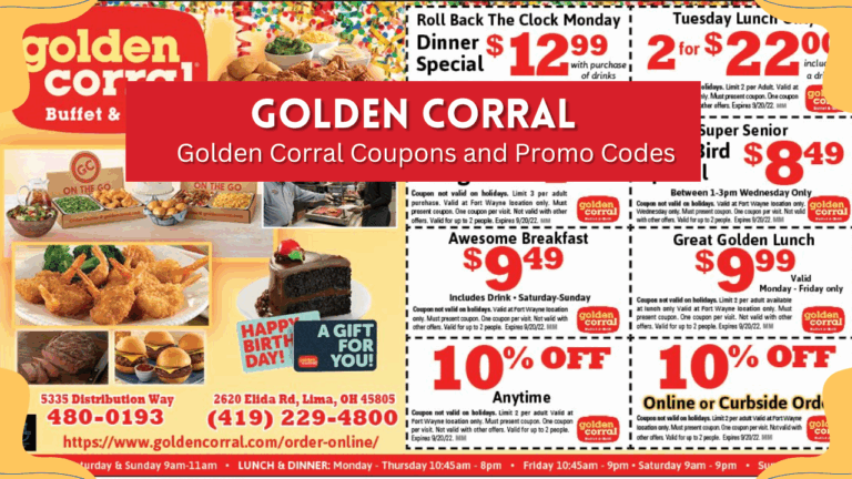 Golden Corral Coupons 2025 Best Deals Discounts Tips