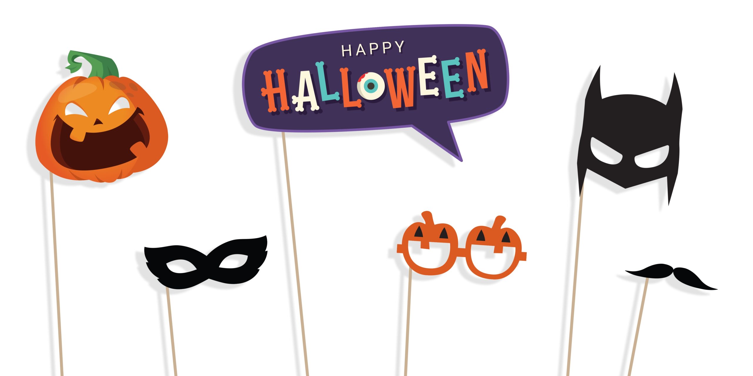 halloween photo booth props printable