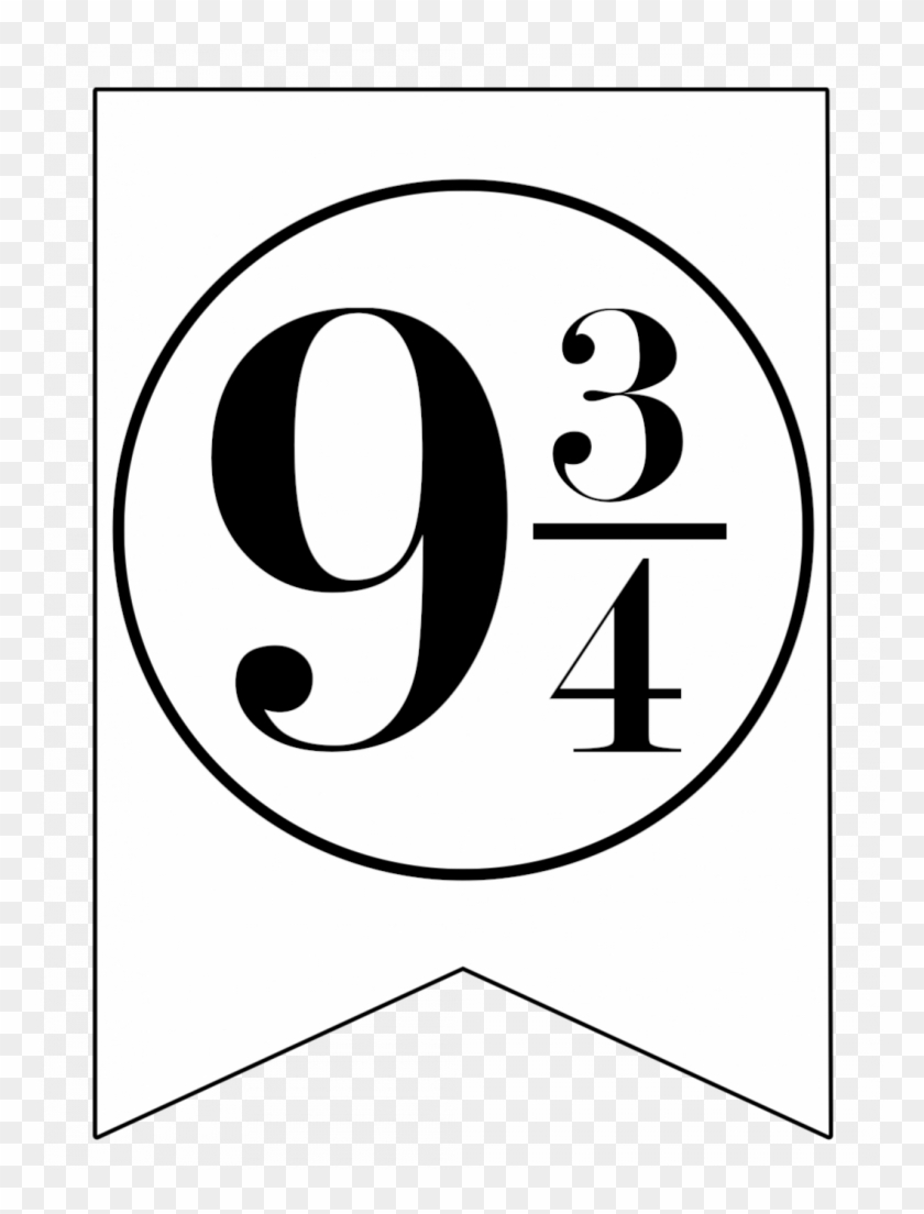 Harry Potter Banner Free Printable Decor Printable 9 3 4 Harry Potter HD Png Download 768x1024 5549304 PngFind