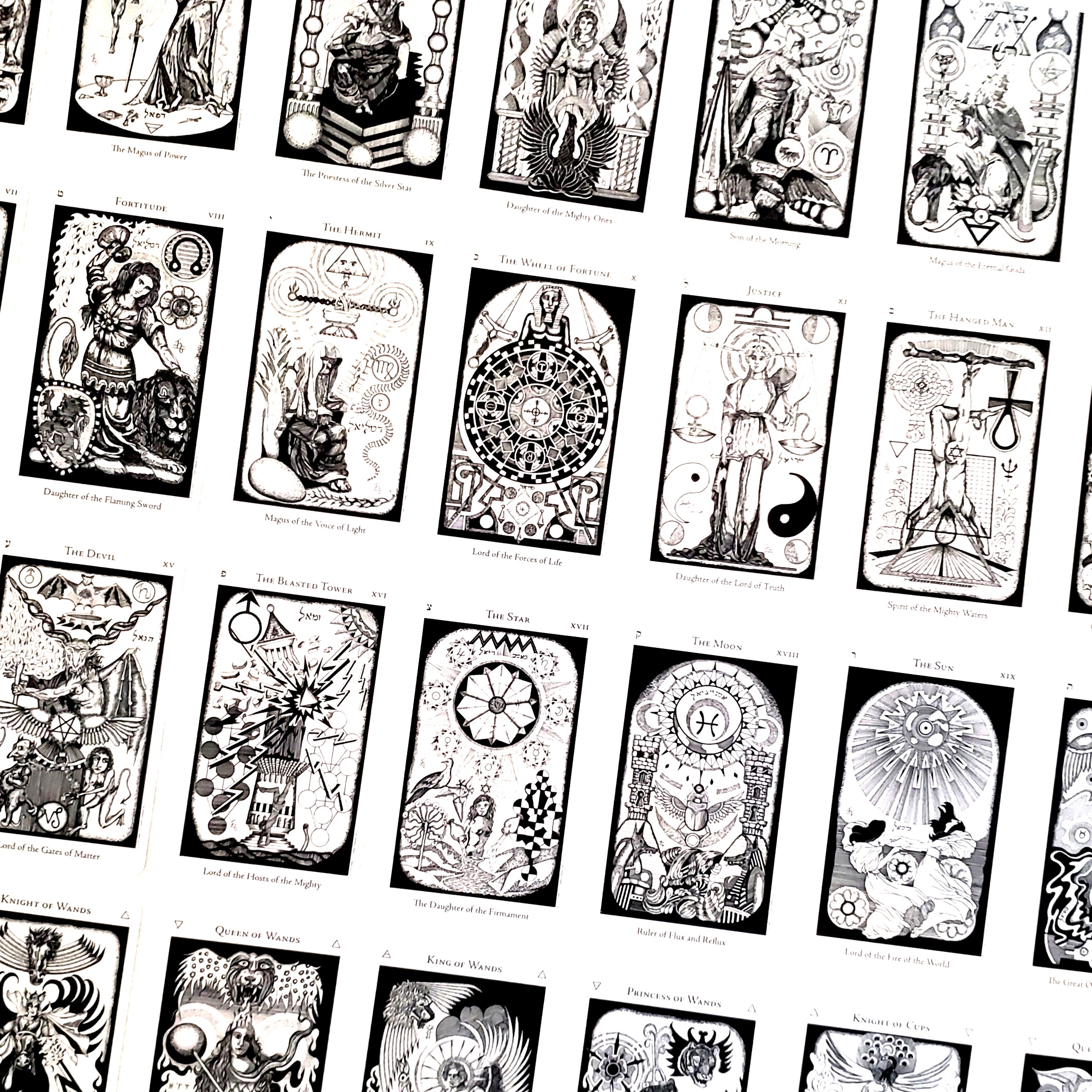 classic golden dawn tarot printable
