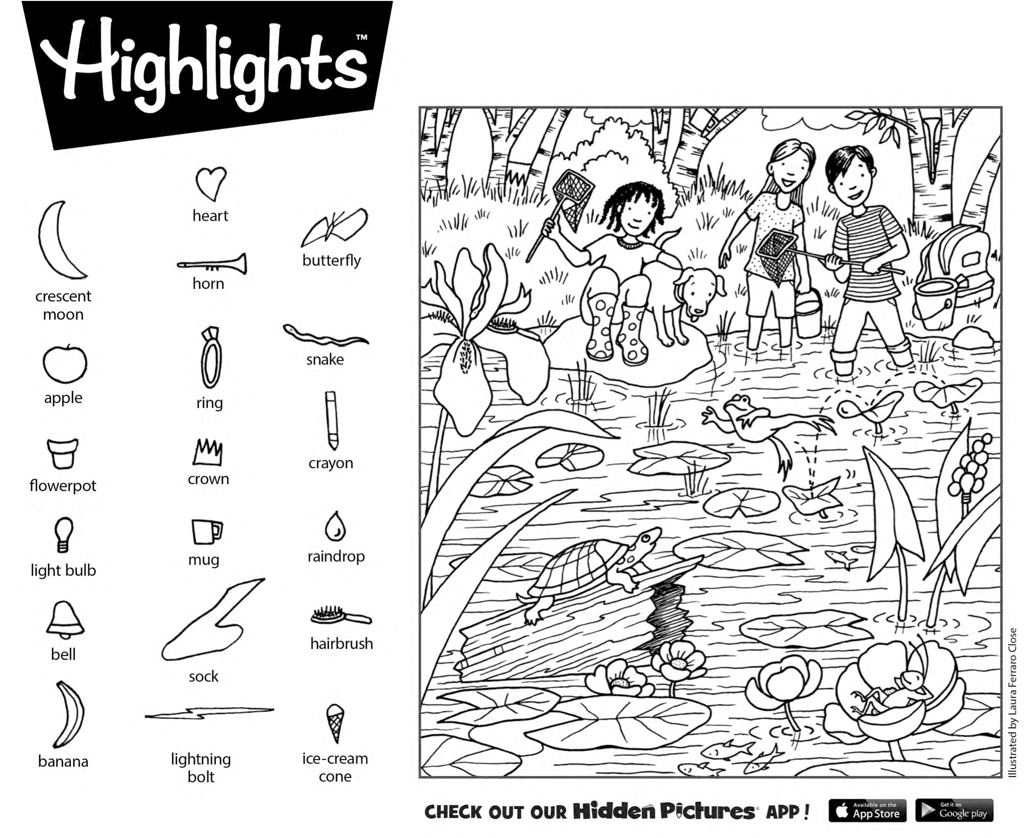 highlights hidden pictures printable