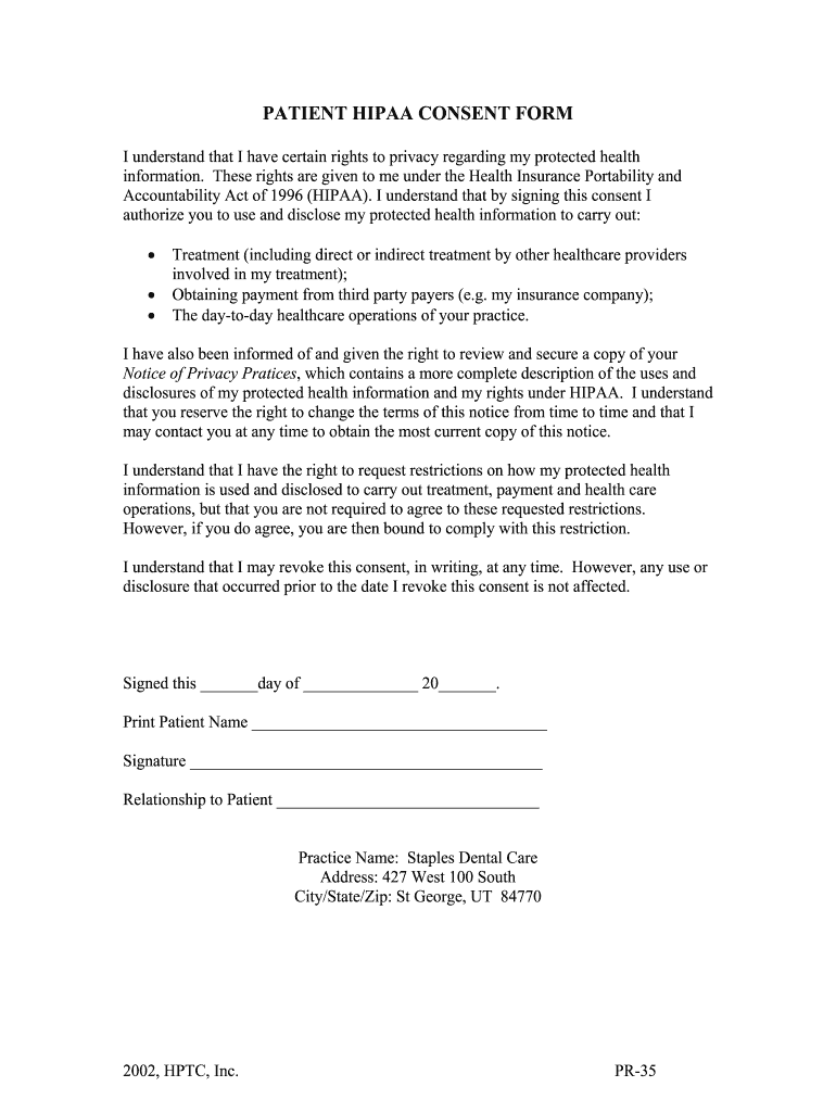 Hipaa Federal Fill Out Sign Online DocHub