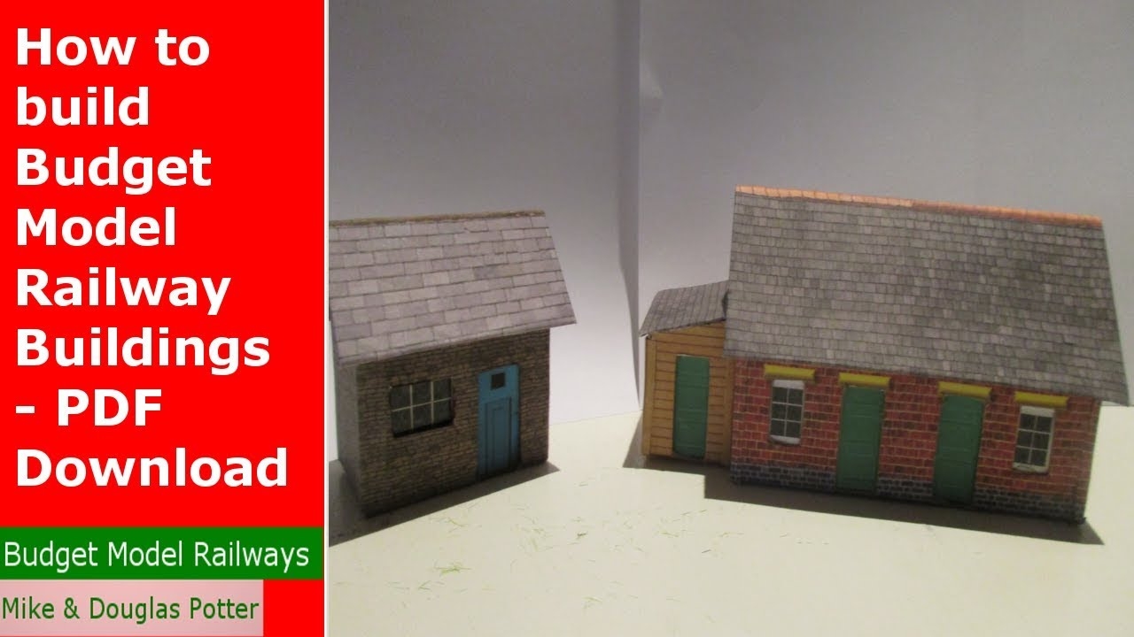 How To Build Budget Model Railway Buildings PDF Download YouTube