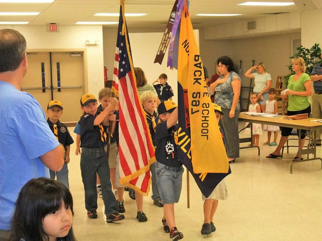 cub scout flag ceremony printable