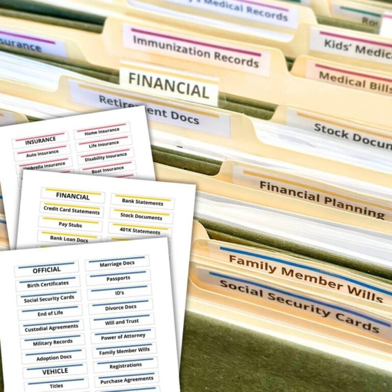 How To Make Your Own File Folder Labels FREE Template 