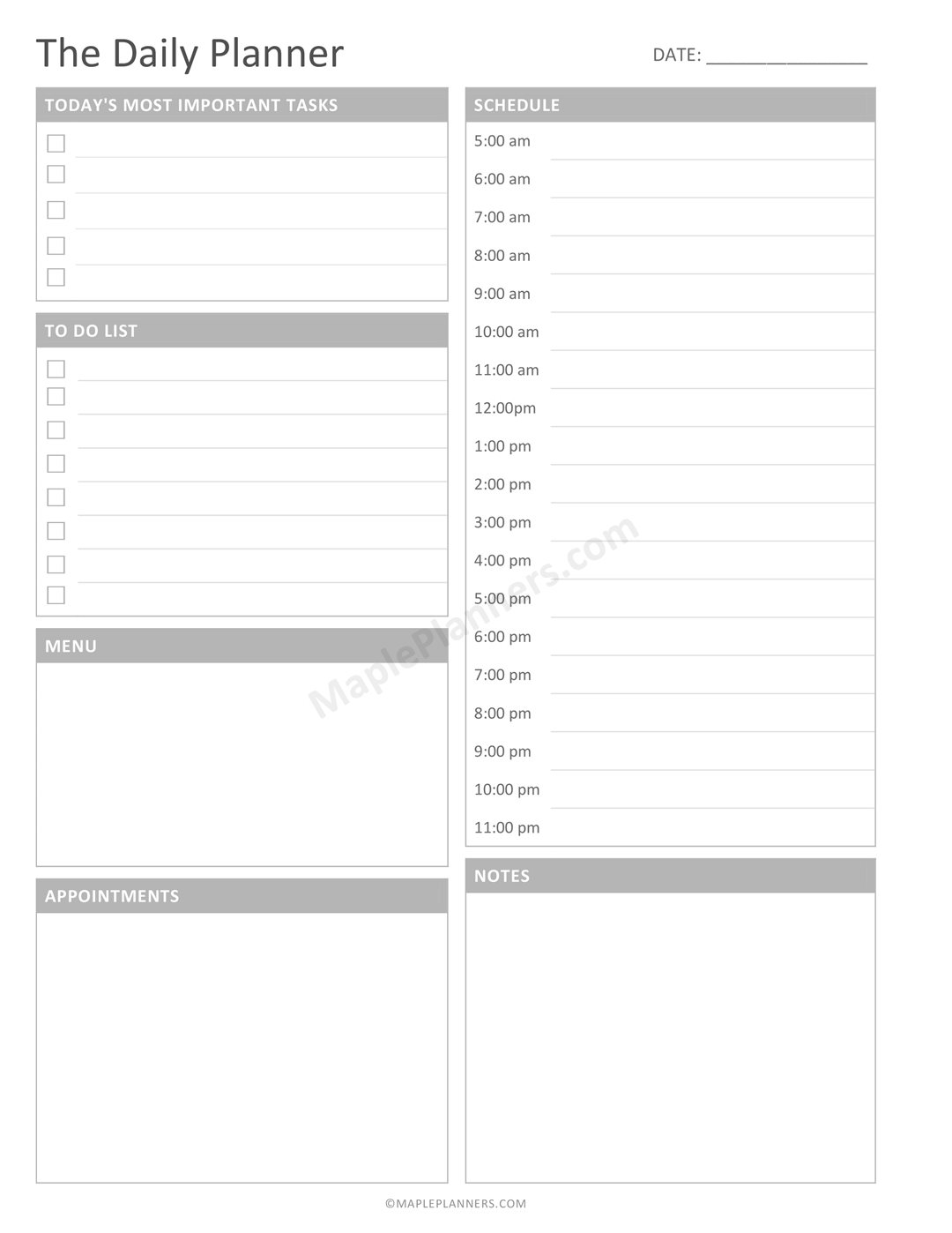 How To Print Half Size 5 5 x8 5 Planner Printables Back To Back