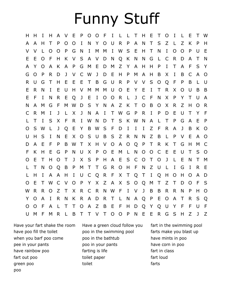 Humor Crosswords Word Searches Bingo Cards WordMint