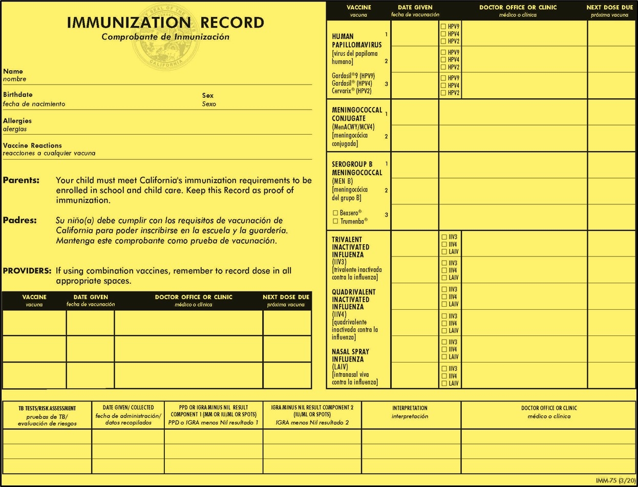 Immunization Materials For Providers
