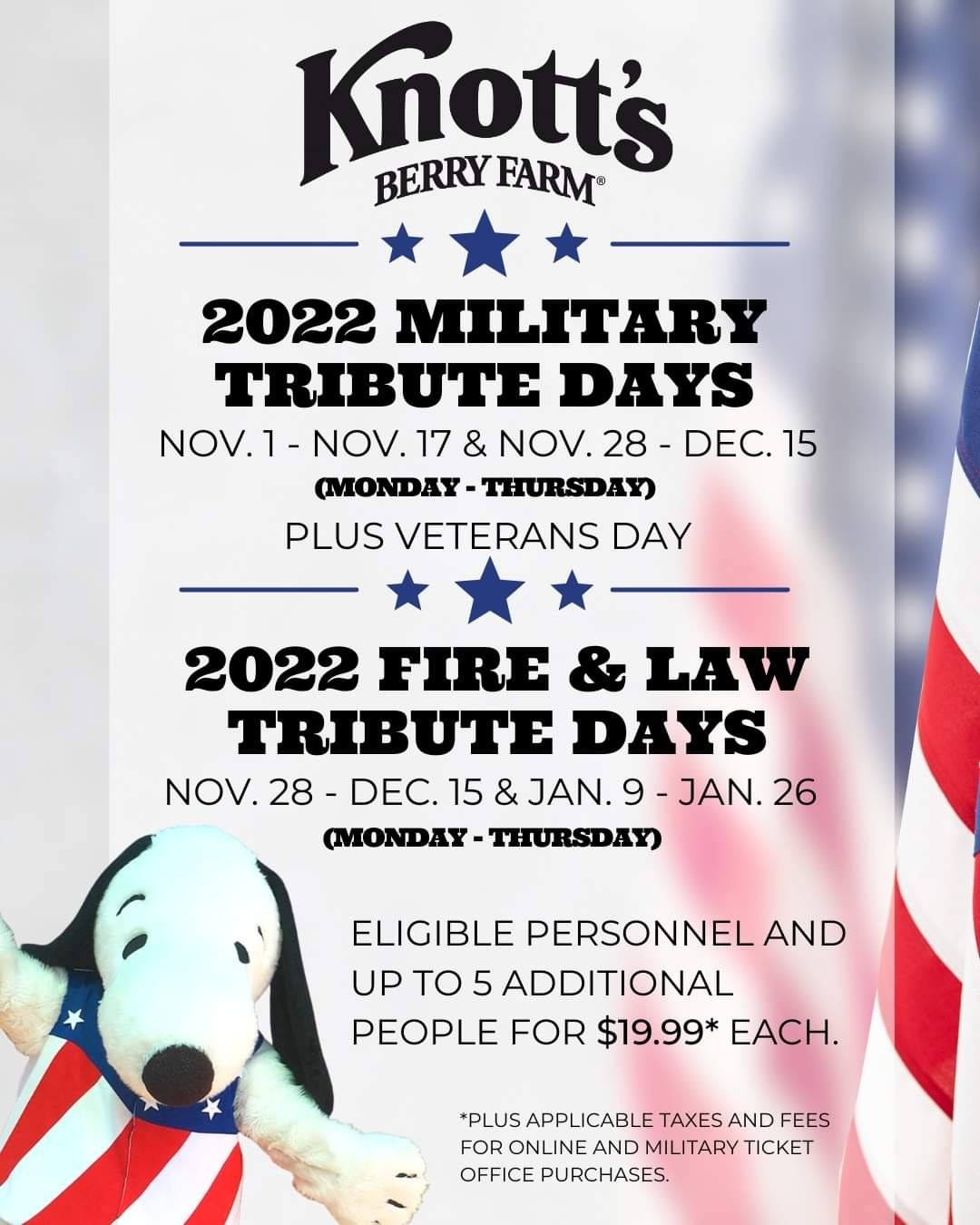Knott s Berry Farm Military Discount Tickets Cleverly Catheryn
