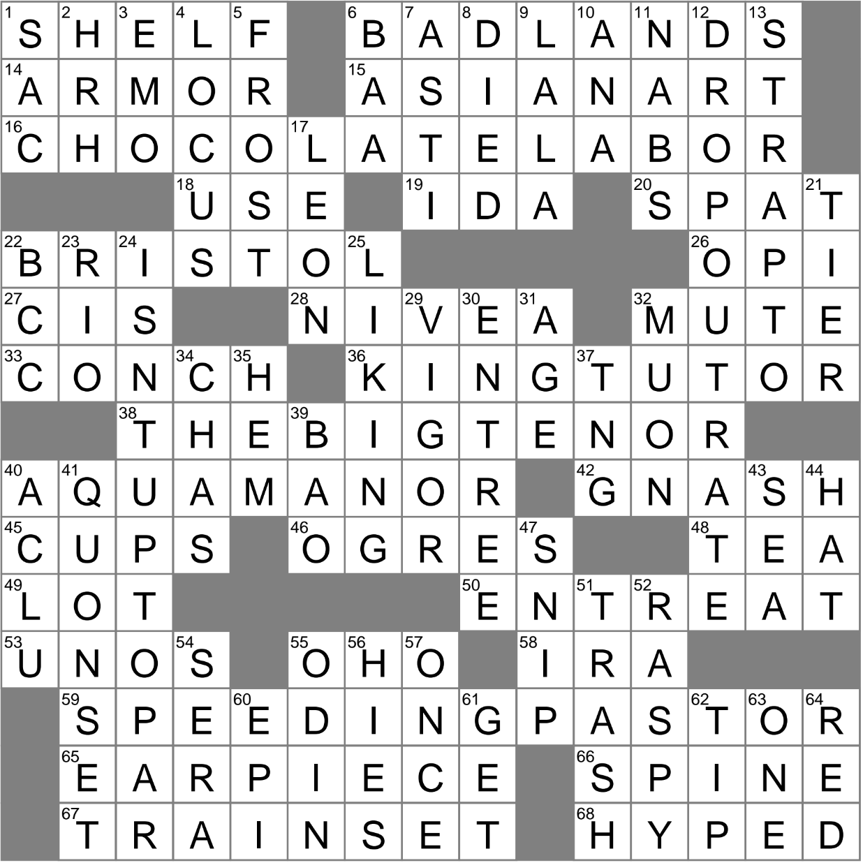 LA Times Crossword 27 Jan 23 Friday LAXCrossword