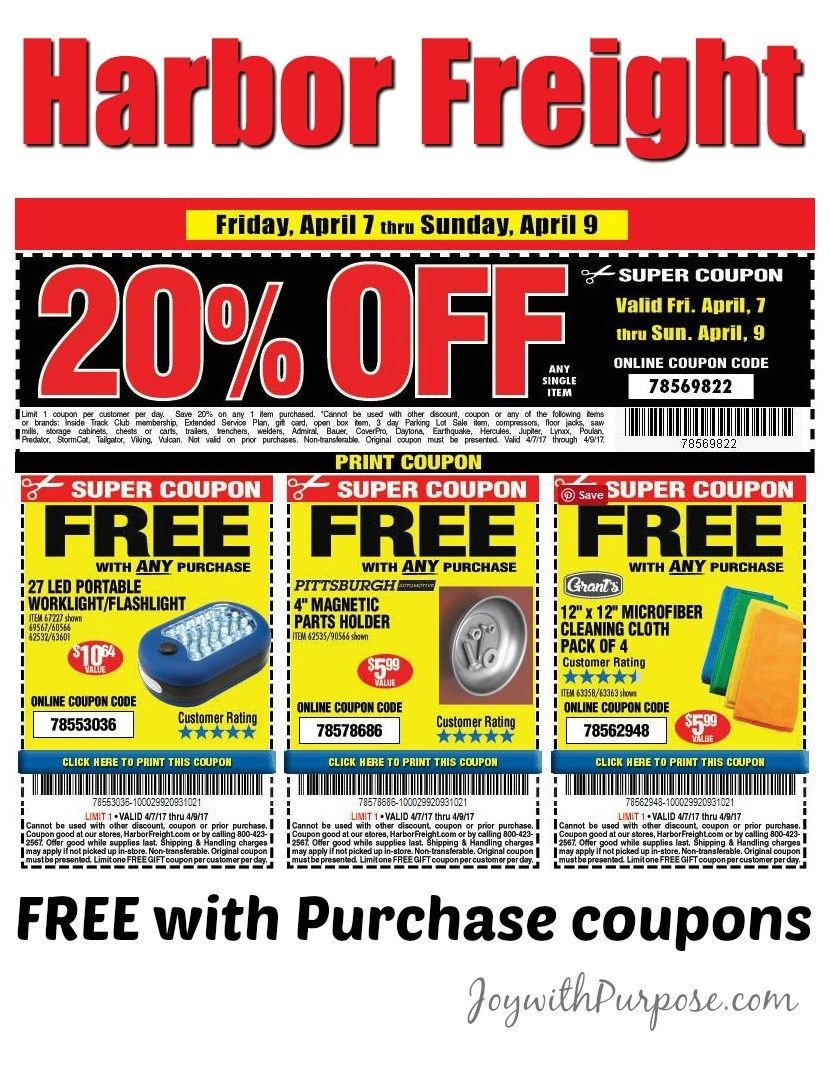 Latest Harbor Freight Coupons 2025 Www hockeyplayer ar