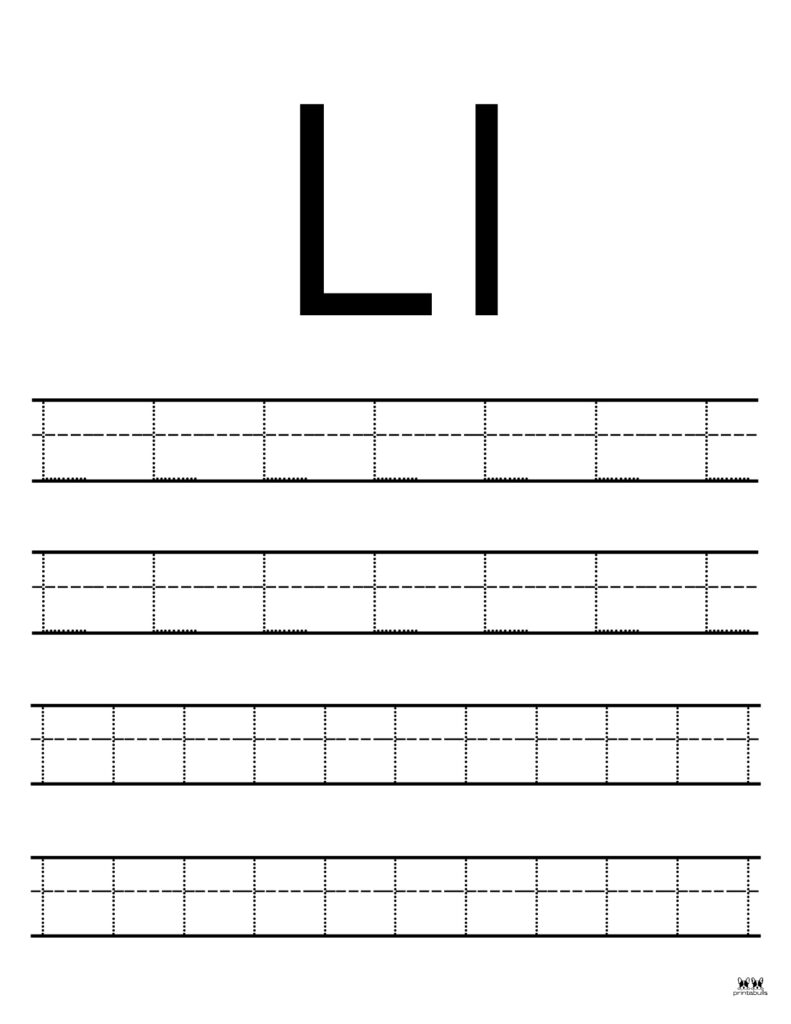 letter l free printables