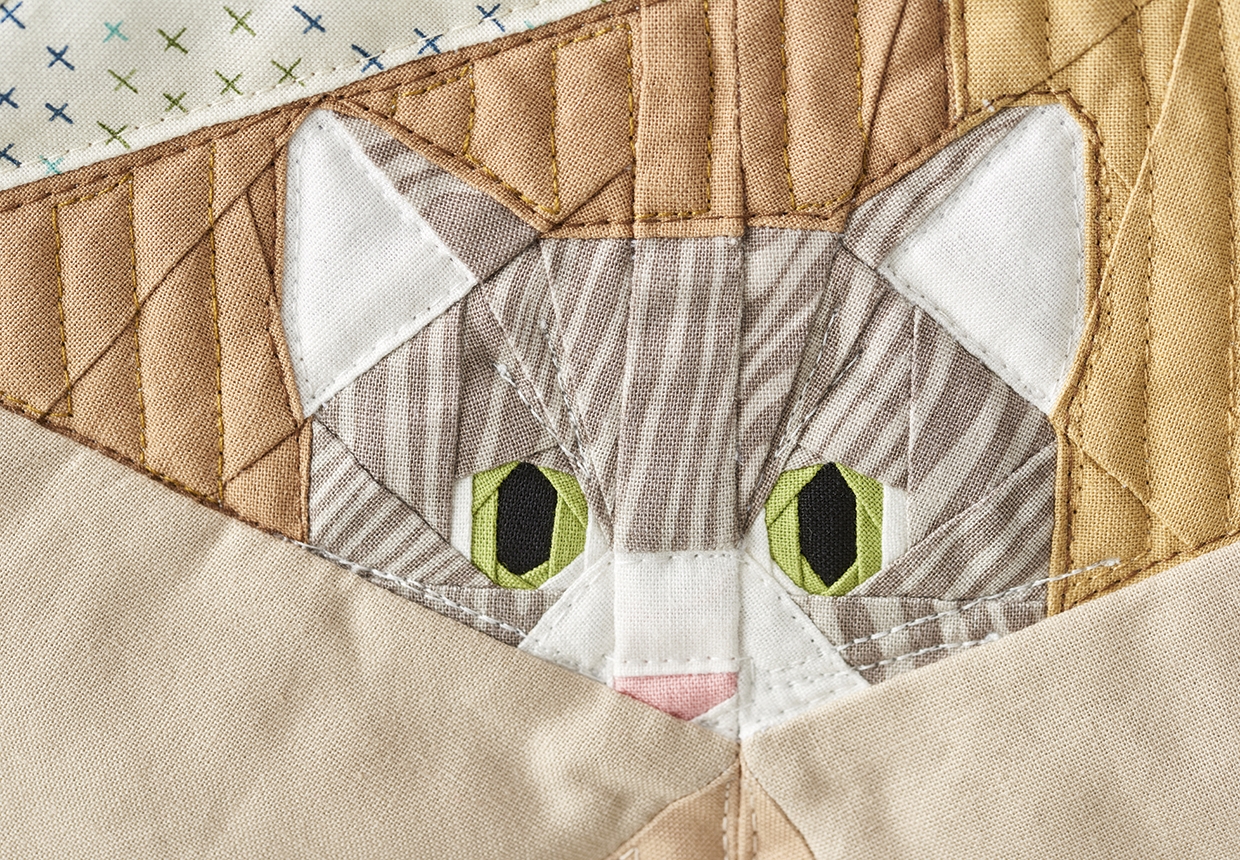 Make An Adorable Cat Quilt With This Free Pattern Gathered