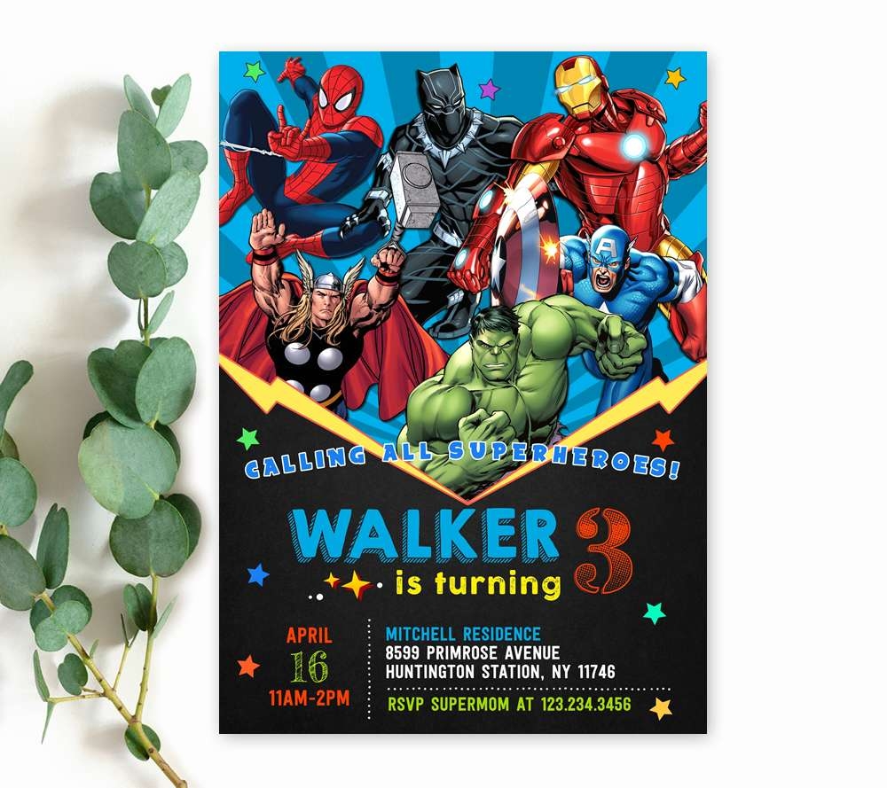 free printable superhero birthday cards