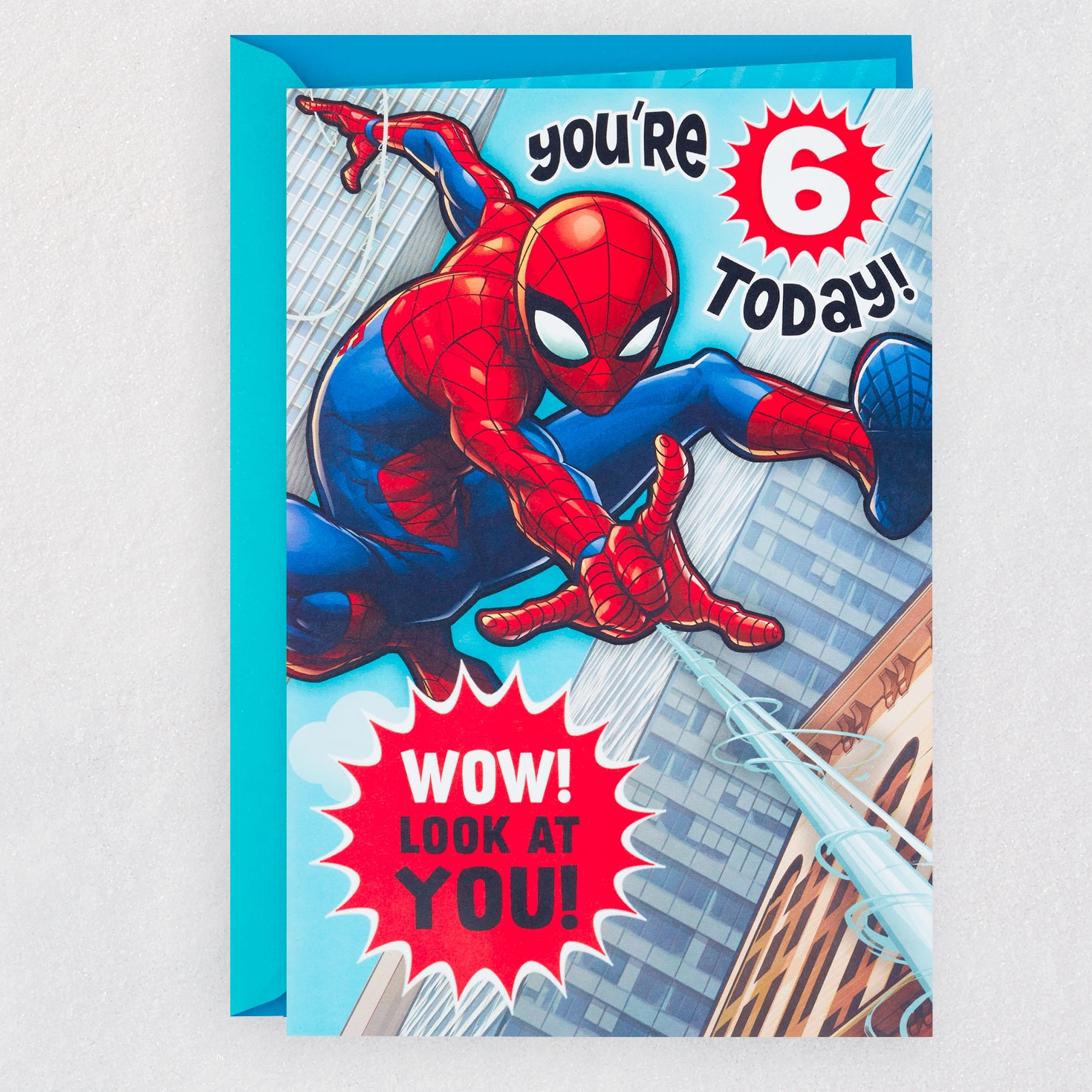 Marvel Spider Man Amazing Hero Pop Up 6th Birthday Card Greeting Cards Hallmark