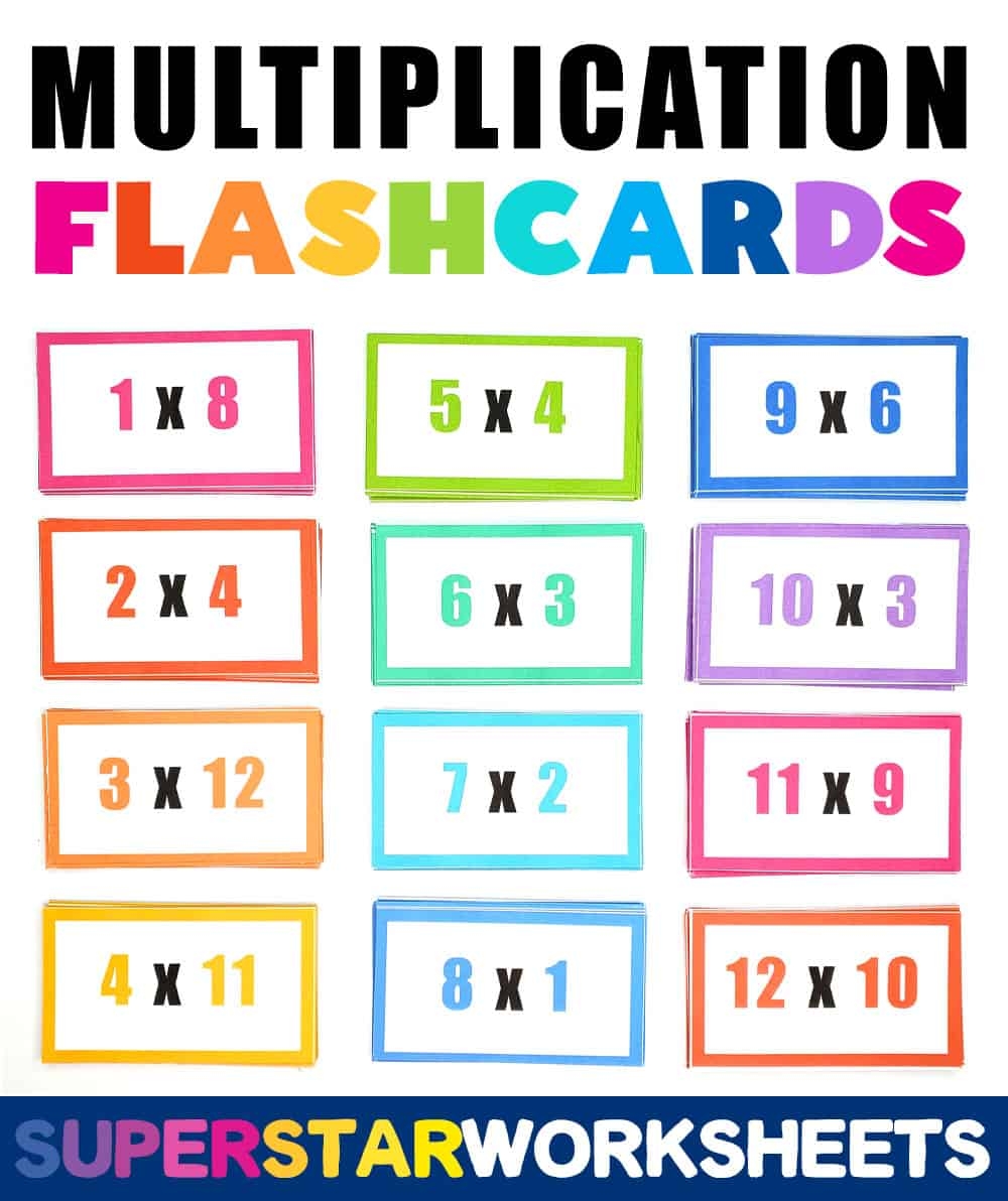 Multiplication Flashcards Superstar Worksheets Multiplication Flashcards Superstar Worksheets