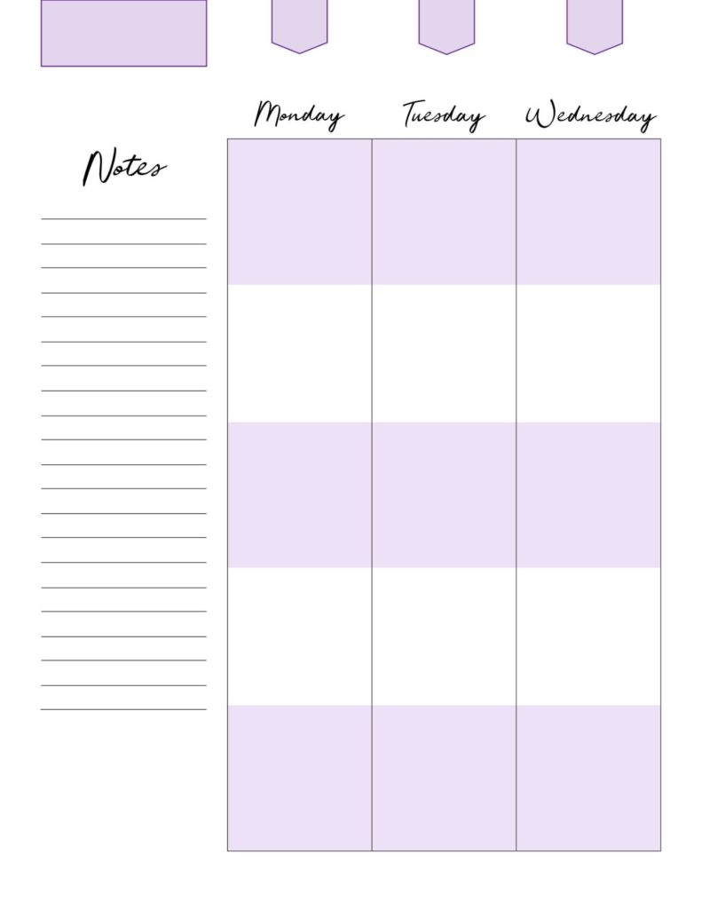 free mini happy planner printable inserts