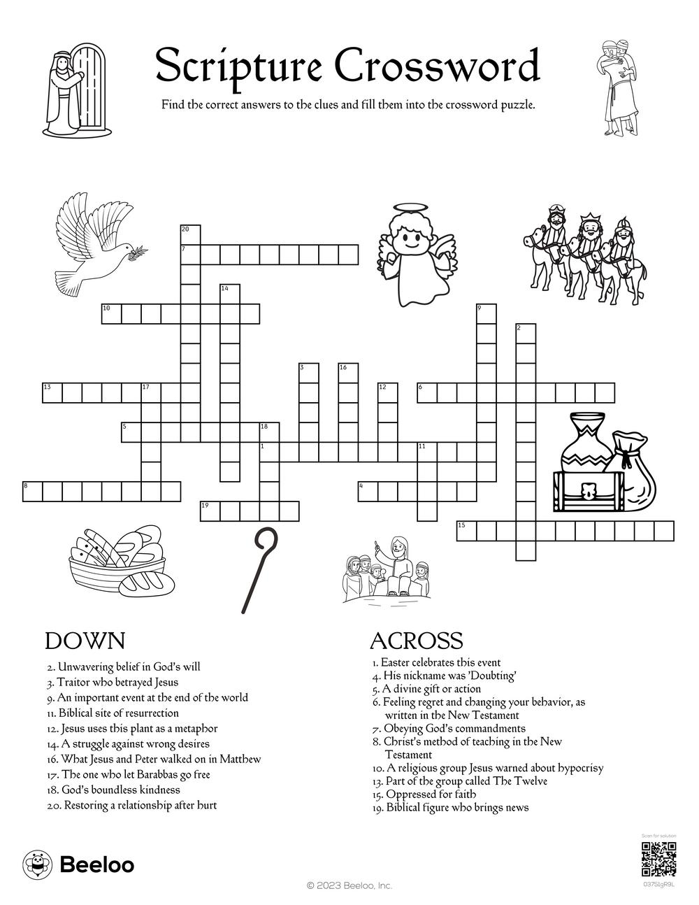 crossword puzzles for 5th graders printable