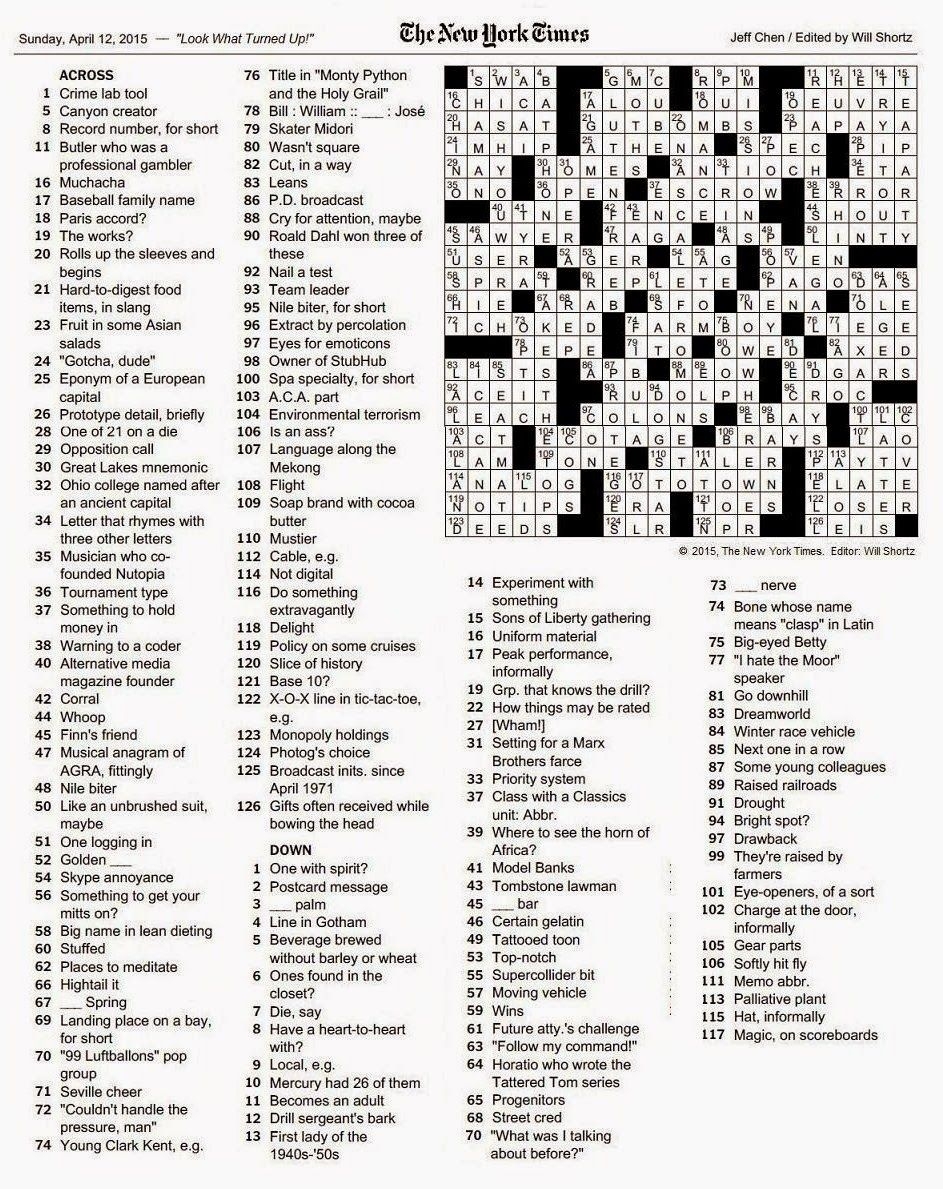 New York Times Crossword Puzzle Worksheets Library New York Times Crossword Puzzle Worksheets Library