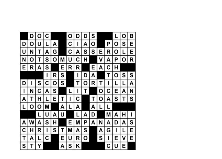 Online Crossword Sudoku Puzzle Answers For 07 03 2024 USA TODAY