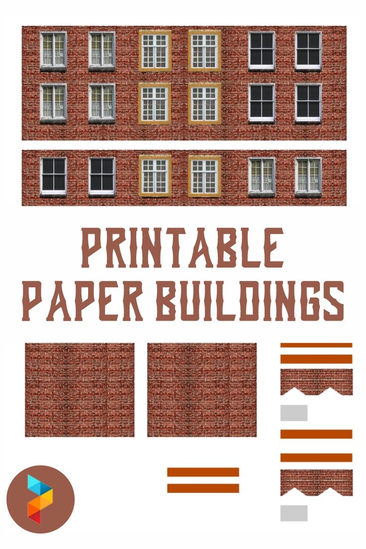 Paper Buildings 10 Free PDF Printables Printablee