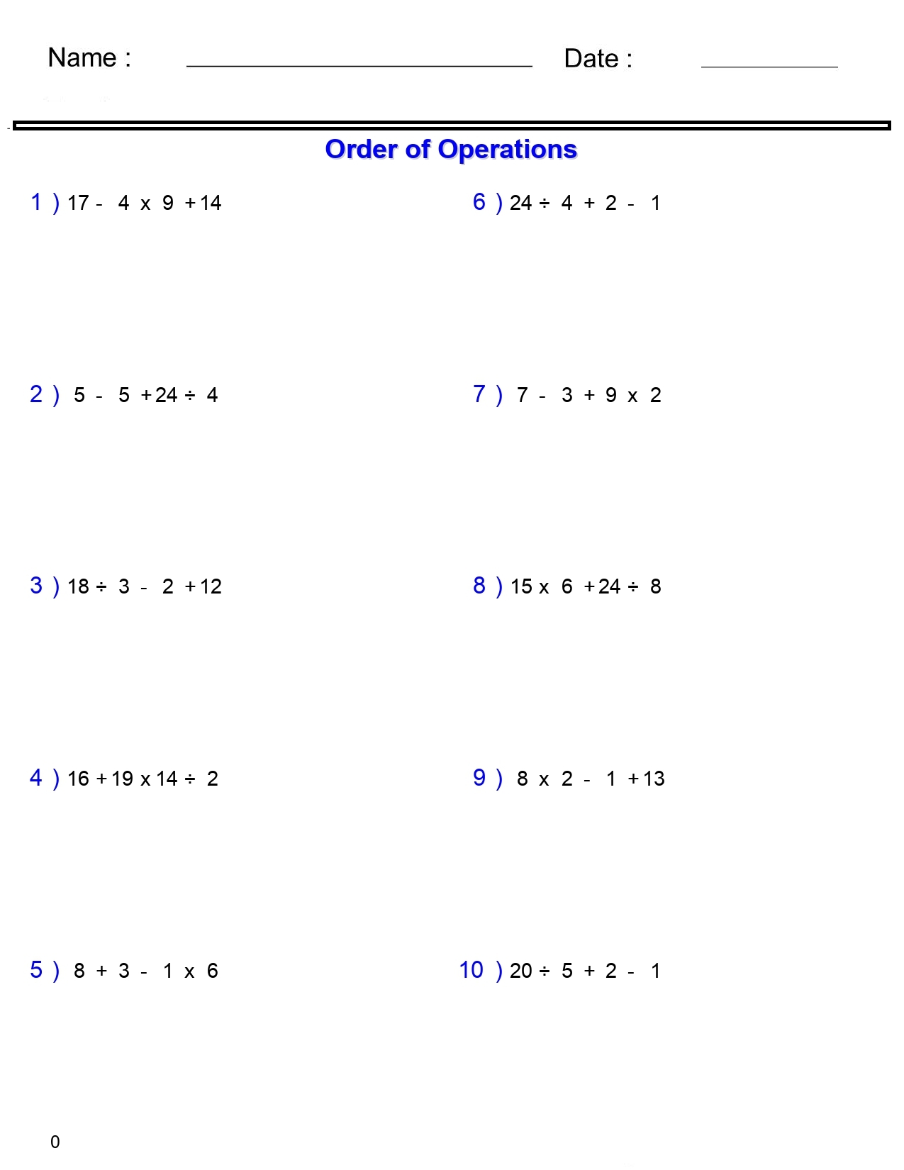 PEMDAS Problems Order Of Operations Worksheets Add Subtract Multiply And Divide Made By Teachers PEMDAS Problems Order Of Operations Worksheets Add Subtract Multiply And Divide Made By Teachers