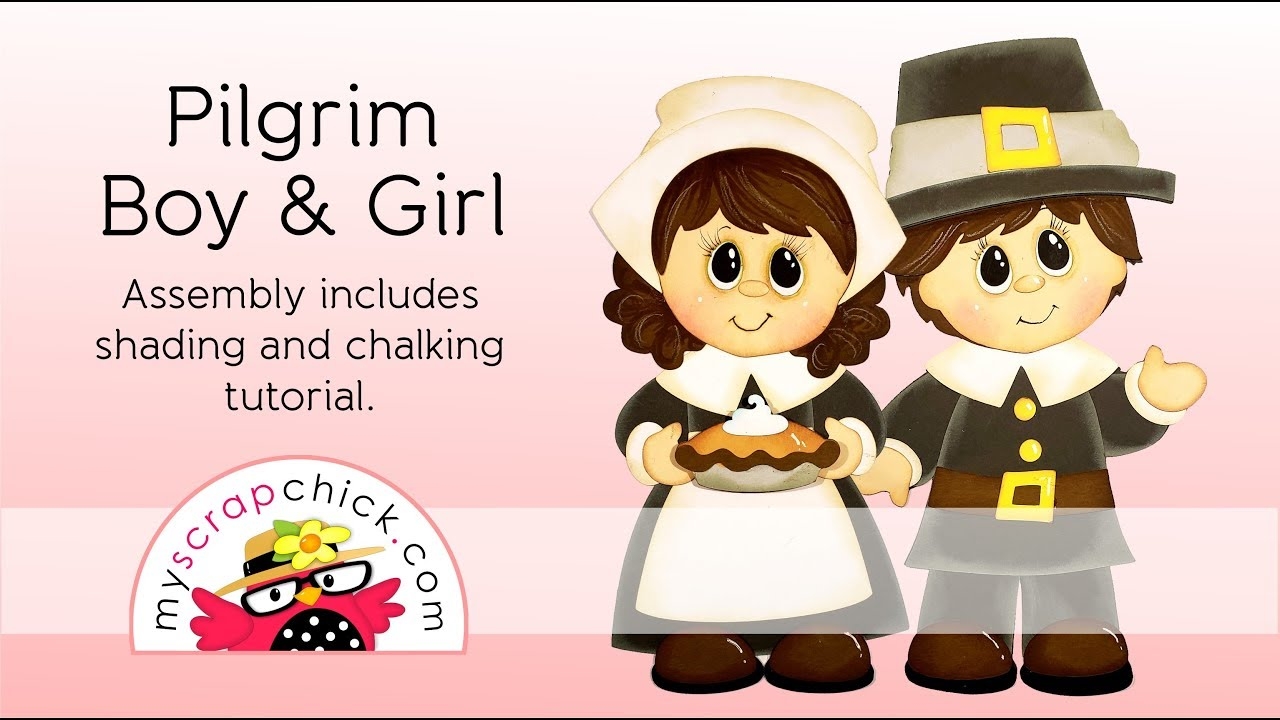Pilgrim Boy And Girl My Scrap Chick