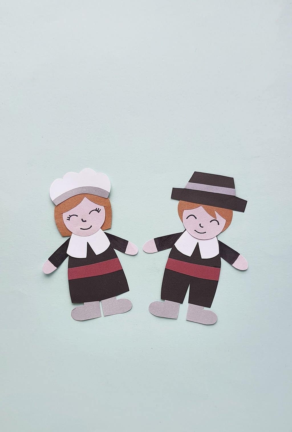 Pilgrim Craft For Thanksgiving Big Family Blessings