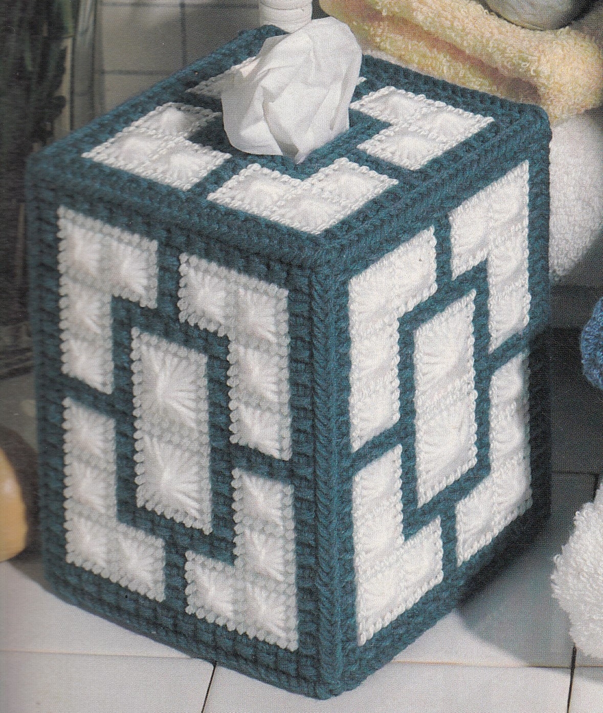 Plastic Canvas Tissue Box Cover Patterns Etsy