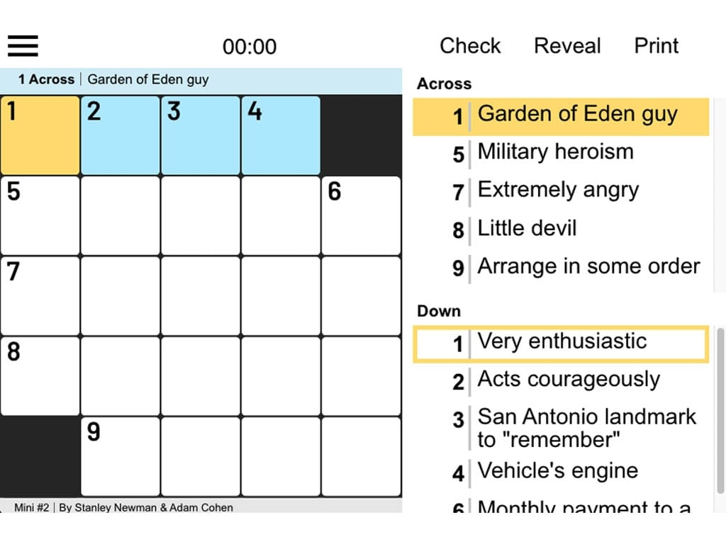 Play These Fun 2 Minute Mini Crossword Games At AARP