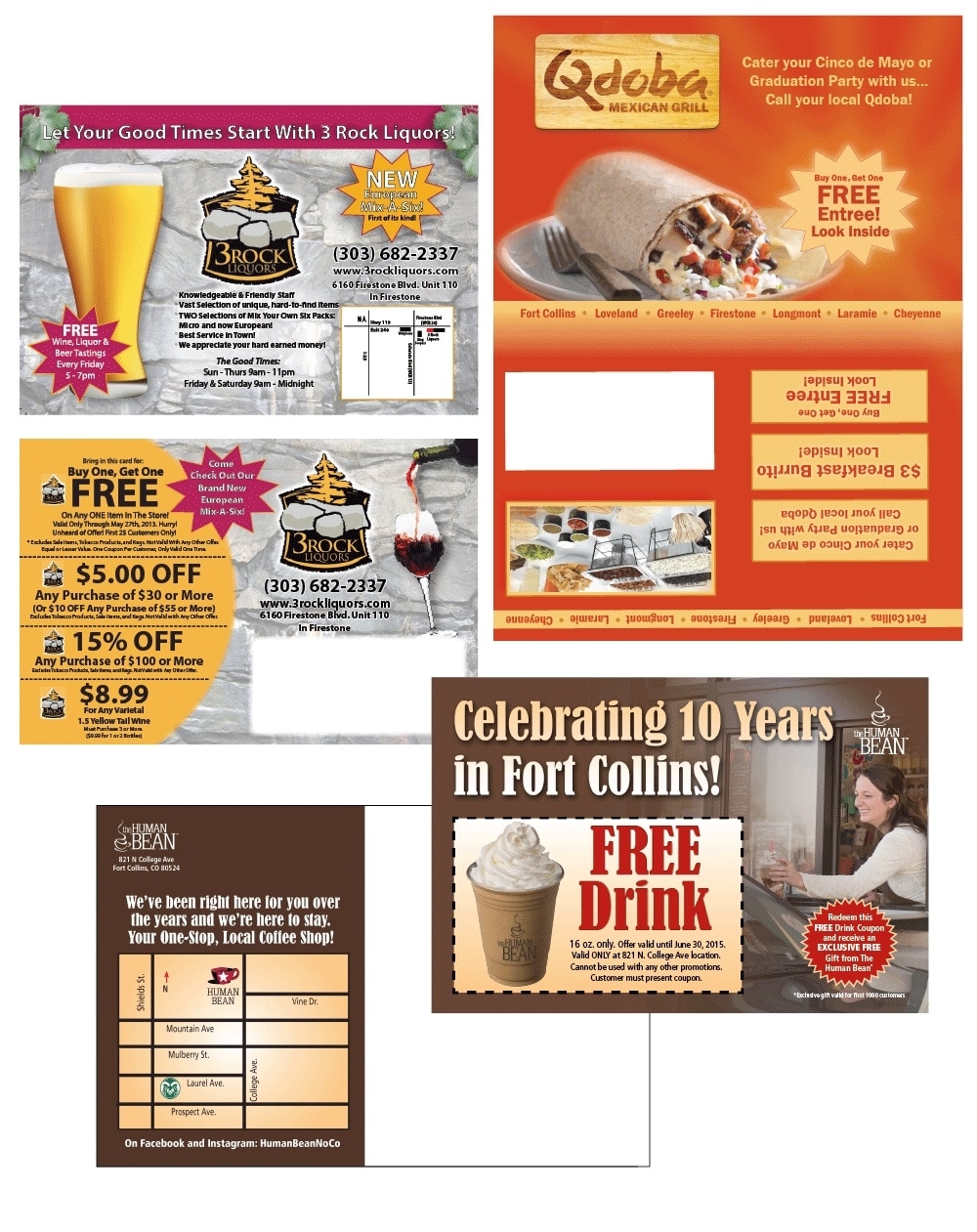 Postcard Mailing Valpak Of N Colorado S Wyoming In Fort Collins Colorado