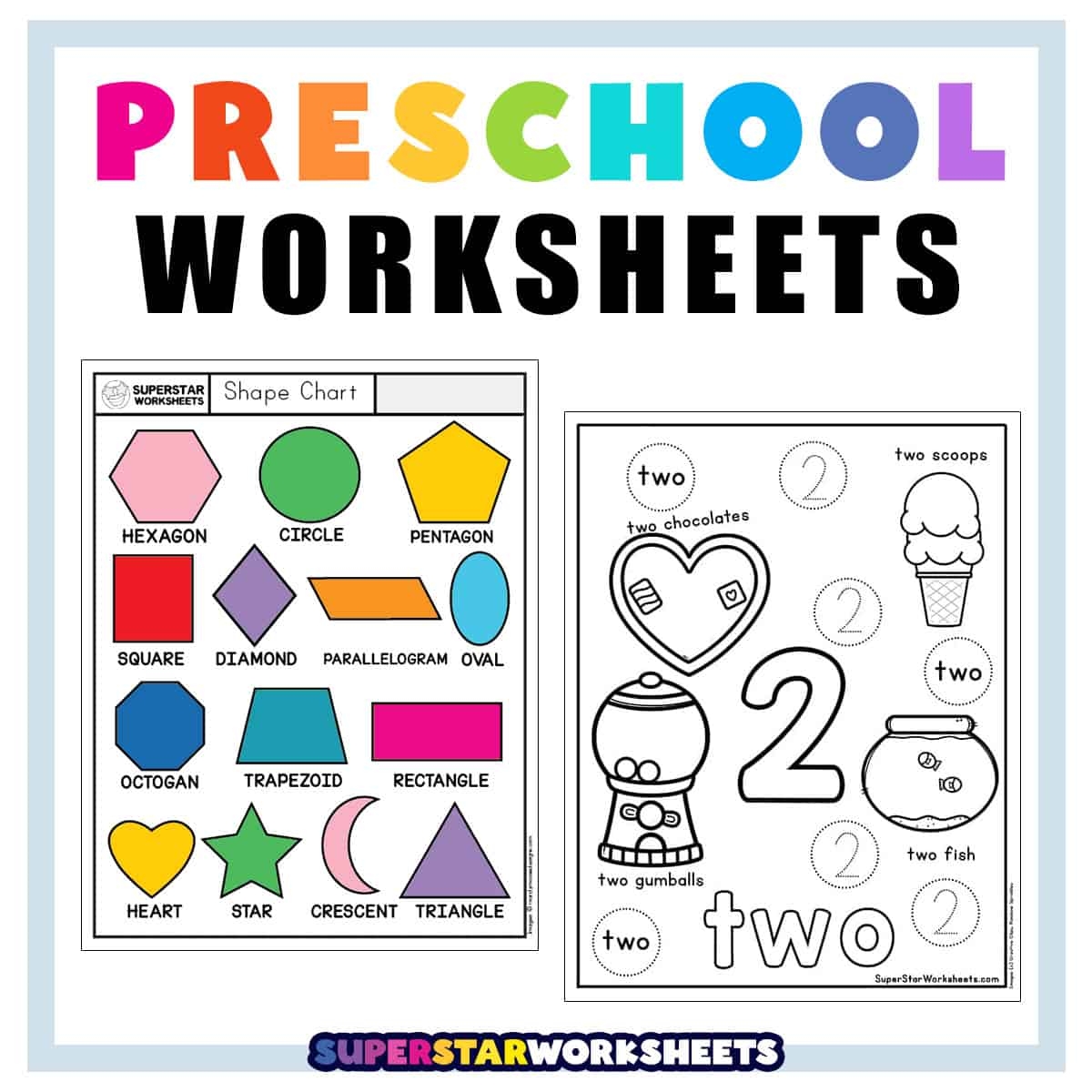 free printable worksheets for kindergarten