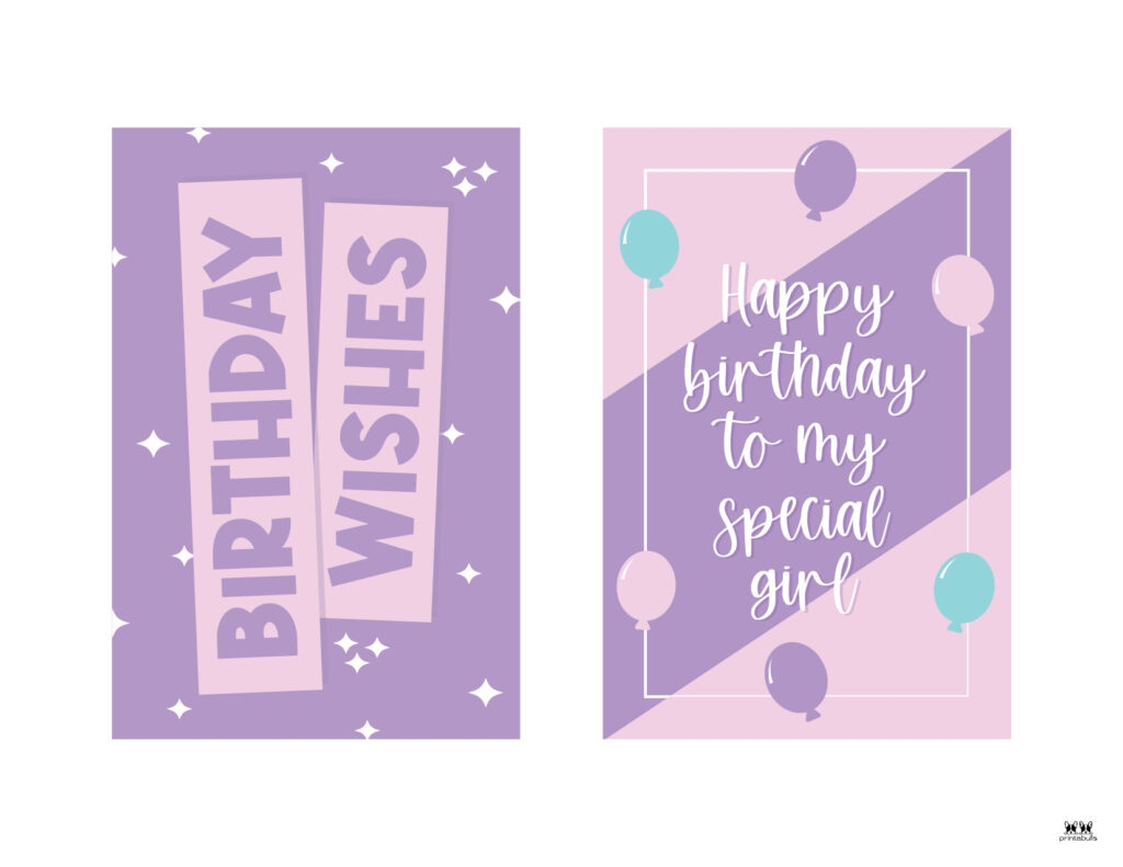 Printable Birthday Cards 110 FREE Birthday Cards Printabulls