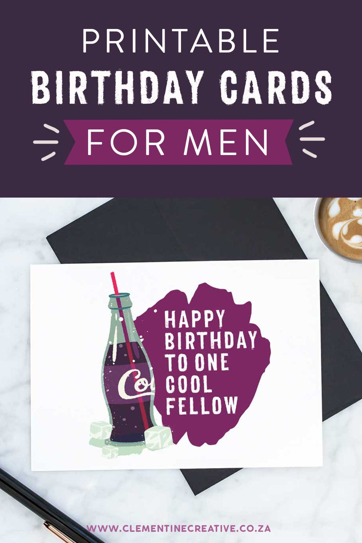 Printable Birthday Cards For Him Premium Stay Cool Printable Birthday Cards For Him Premium Stay Cool