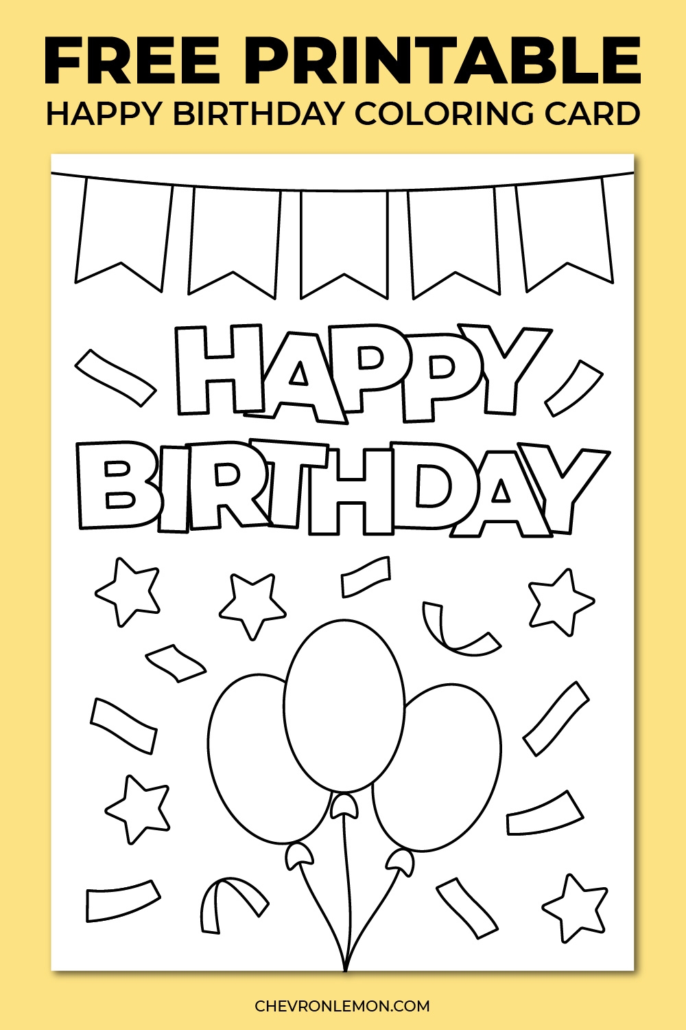 birthday card printable free
