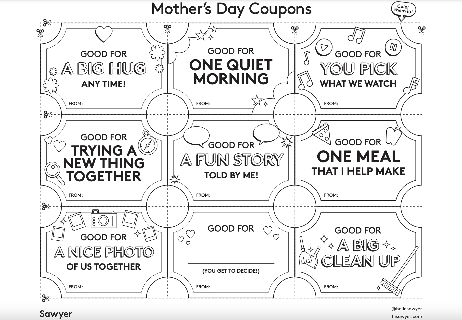 Printable Mother s Day Coupons For Kids Sawyer Blog