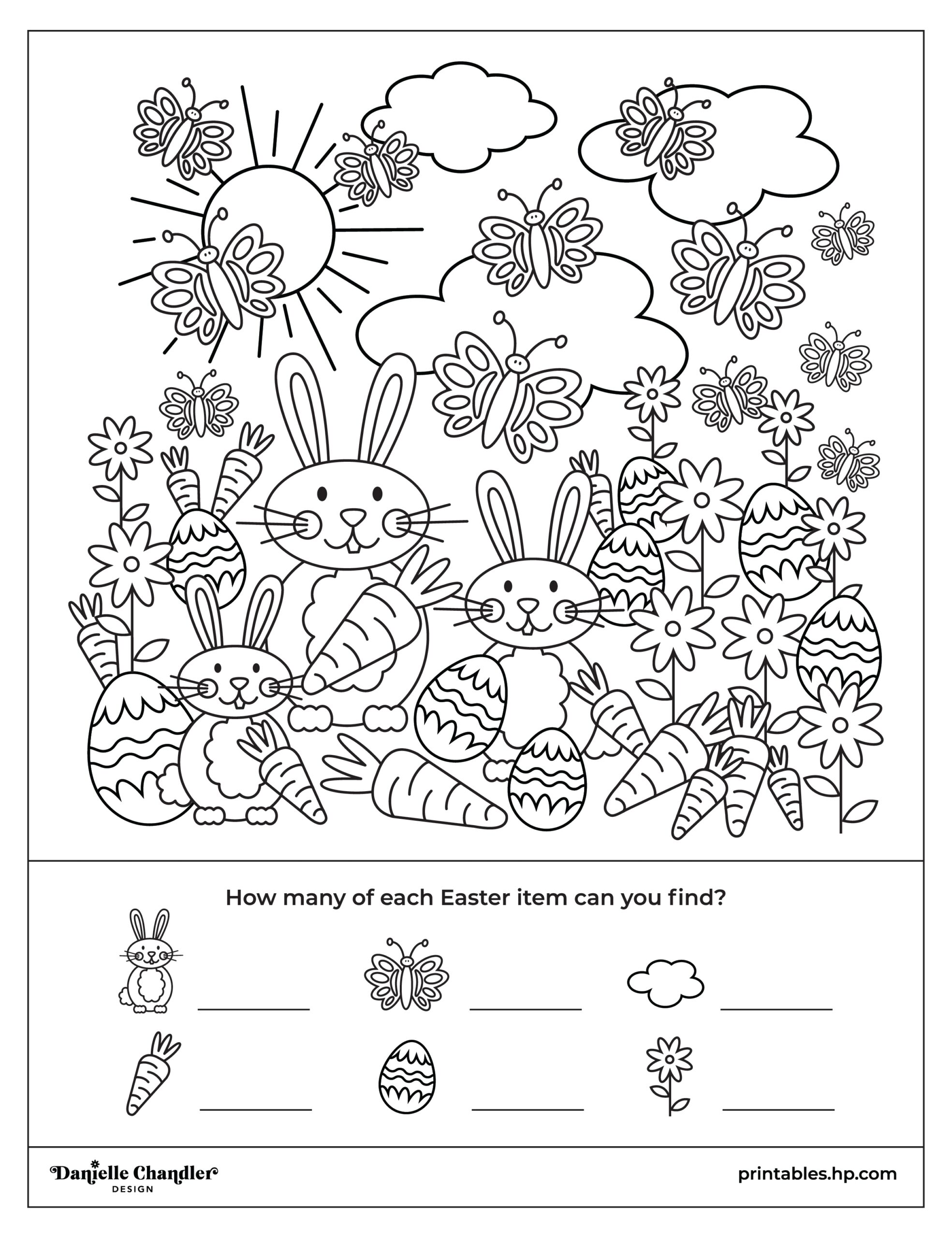 hidden object worksheet printable