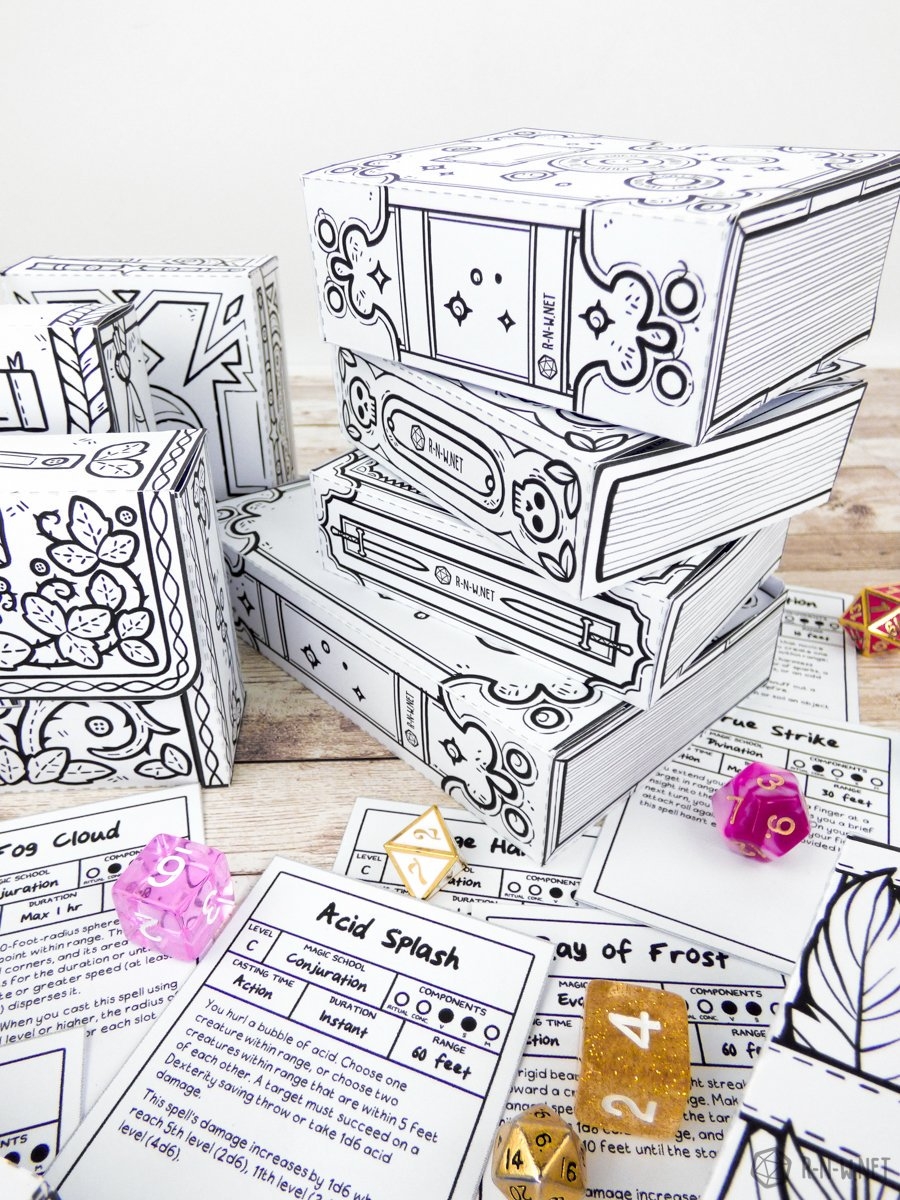 d&d 5e printable spell cards