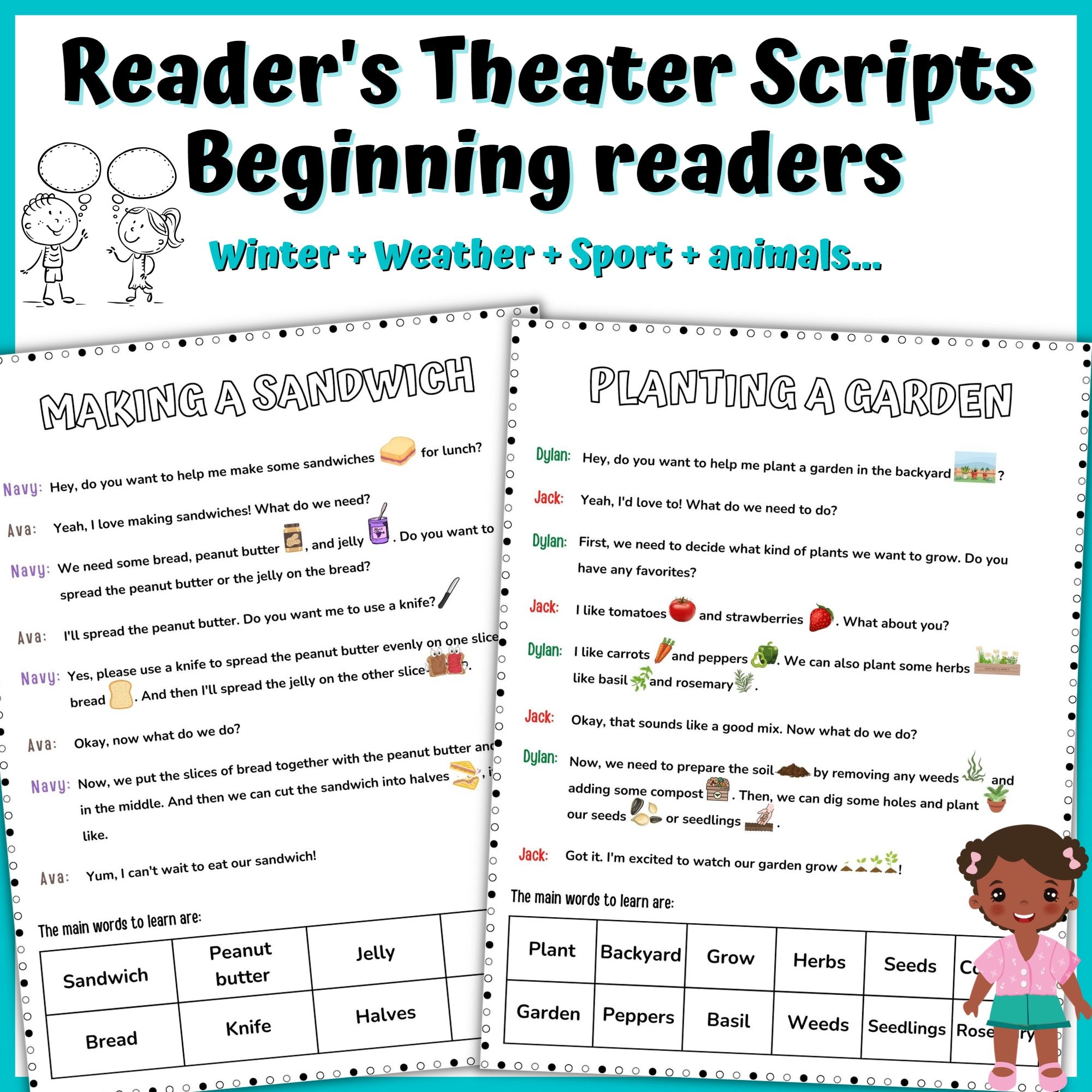 Reader s Theater Scripts For Kindergarten First Grade 100th Day Of School Made By Teachers