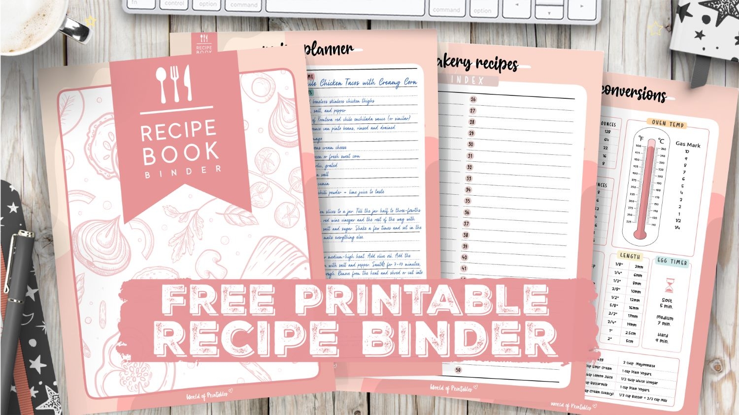 Recipe Binder Organize Your Favorite Recipes For Free Recipe Binder Organize Your Favorite Recipes For Free